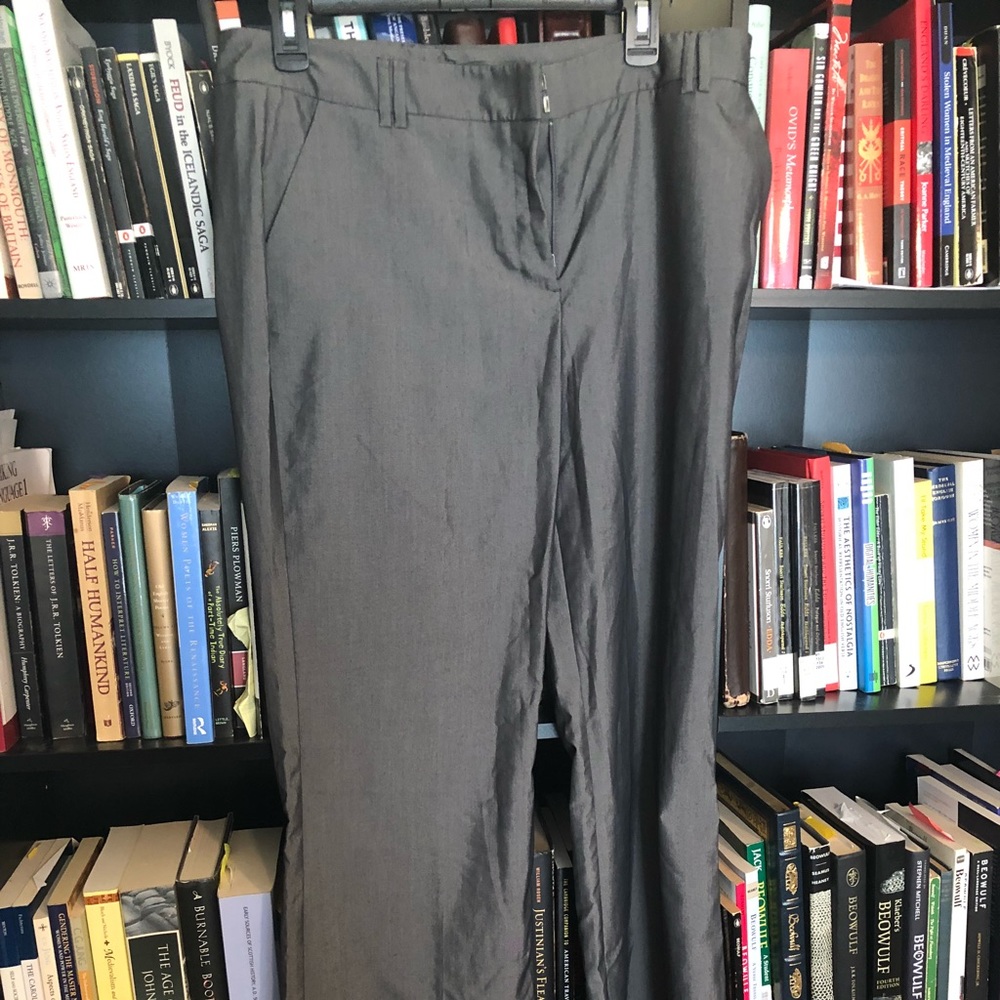 Gray slacks
